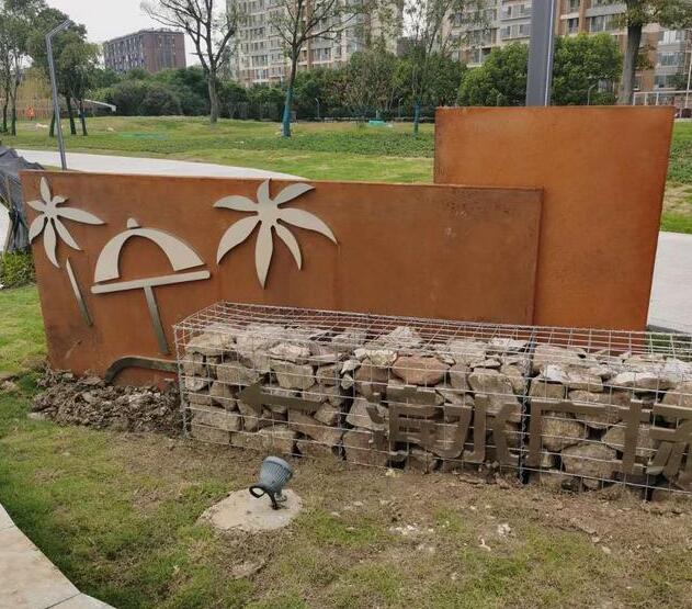藤县锈钢板挡土墙