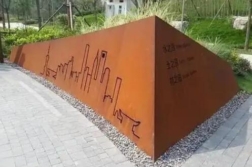 藤县耐候钢挡土墙
